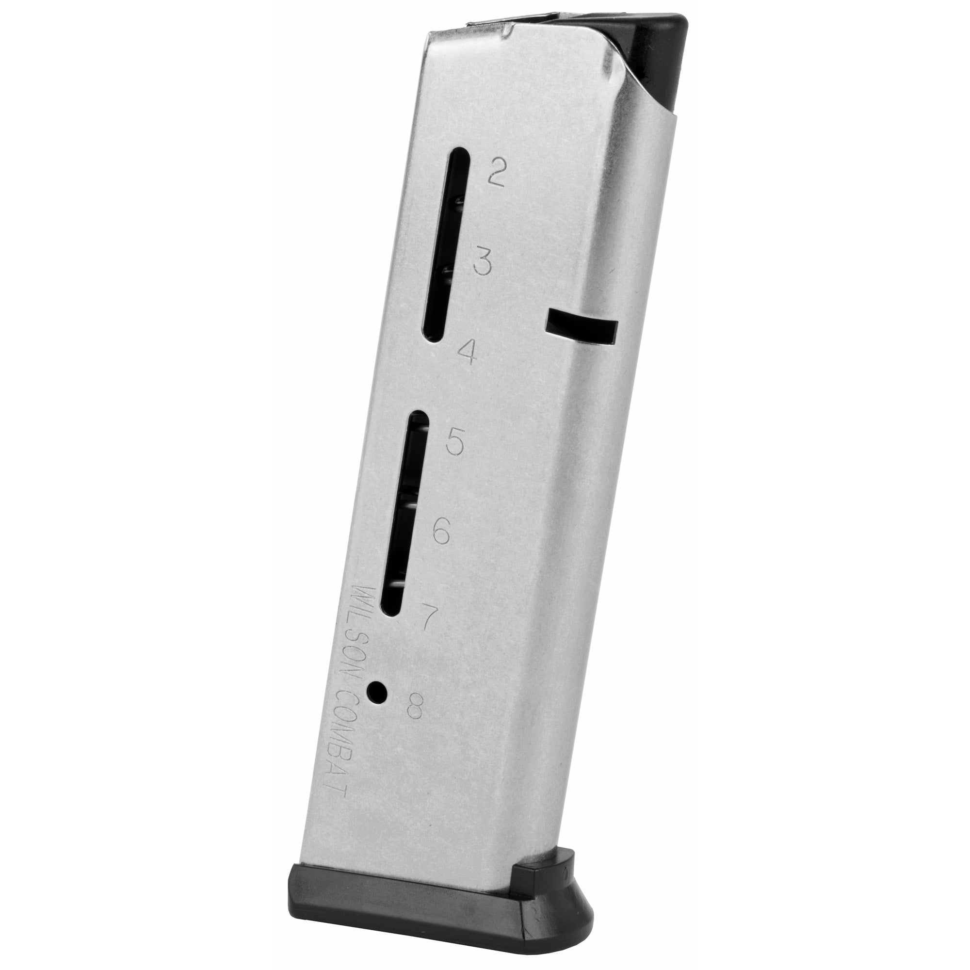 Wilson Combat Elite Tactical Magazine .45 ACP 8-Round Silver for 1911 Pistols