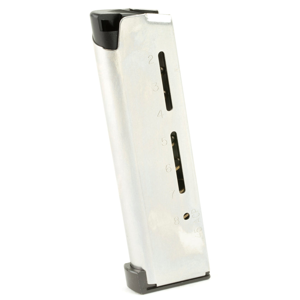 Wilson Combat Elite Tactical Magazine for 1911 .45 ACP - 8 Rounds, Silver