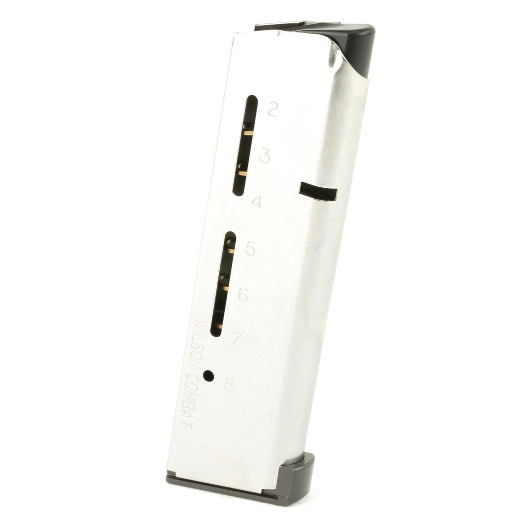 Wilson Combat Elite Tactical Magazine for 1911 .45 ACP - 8 Rounds, Silver