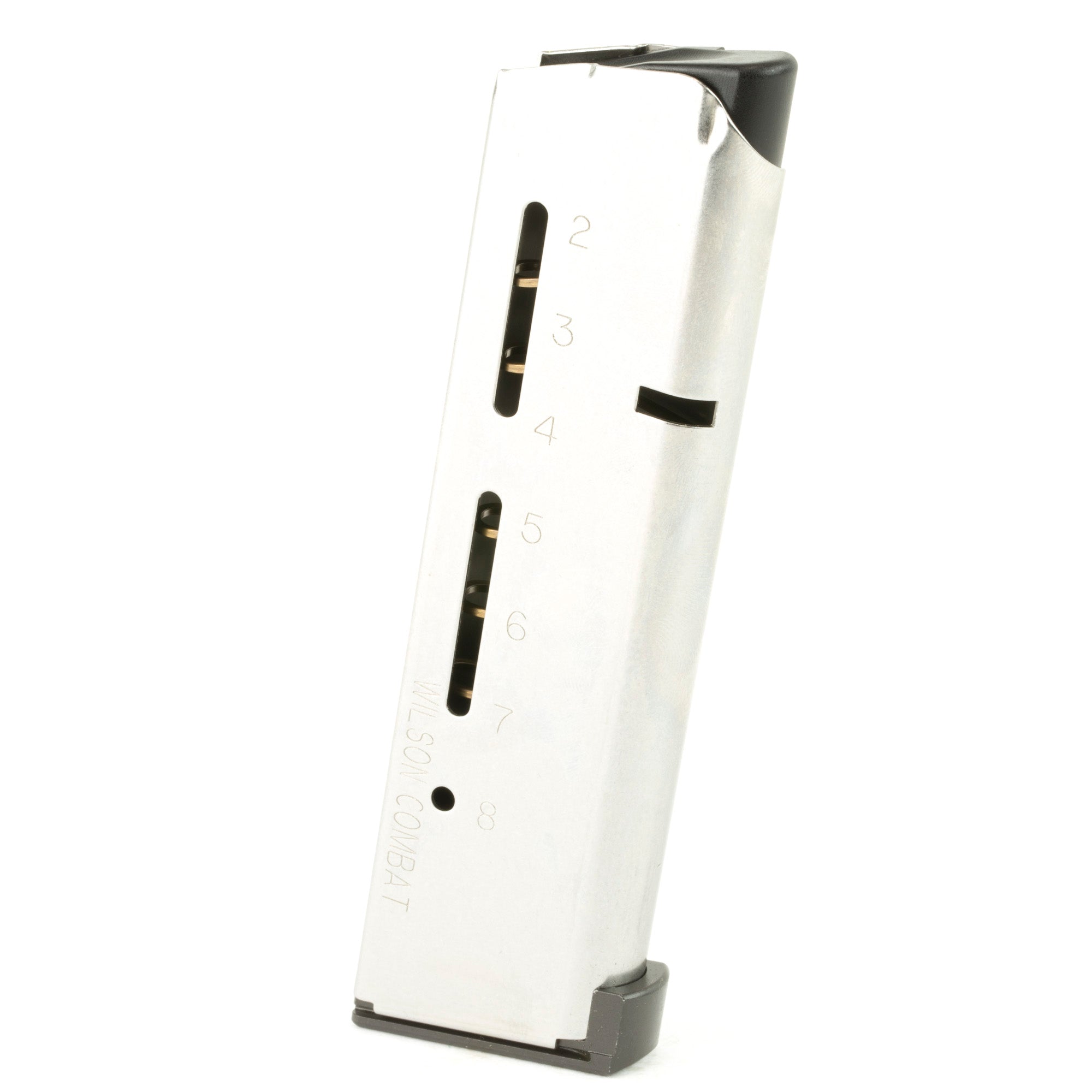 Wilson Combat Elite Tactical Magazine for 1911 .45 ACP - 8 Rounds, Silver