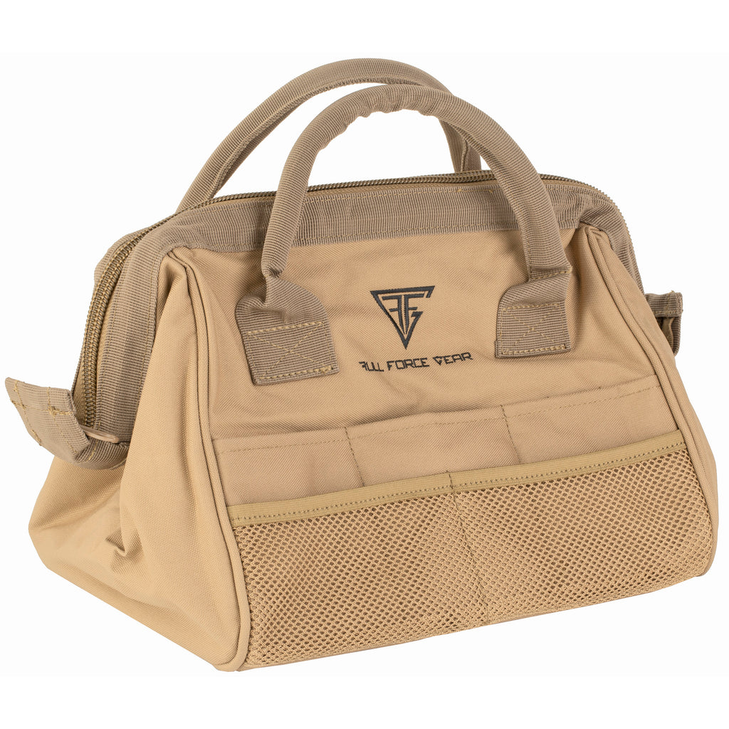 Full Forge Gear Range Tool Bag Tan (Model: 21-404-STT) – Heavy-Duty 9x12x9.5 Inch Water-Resistant Carryall