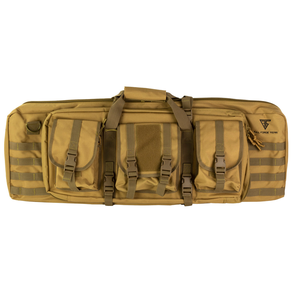 Full Forge Gear Torrent Double Rifle Case Tan – Secure & Expandable Storage for Two Rifles