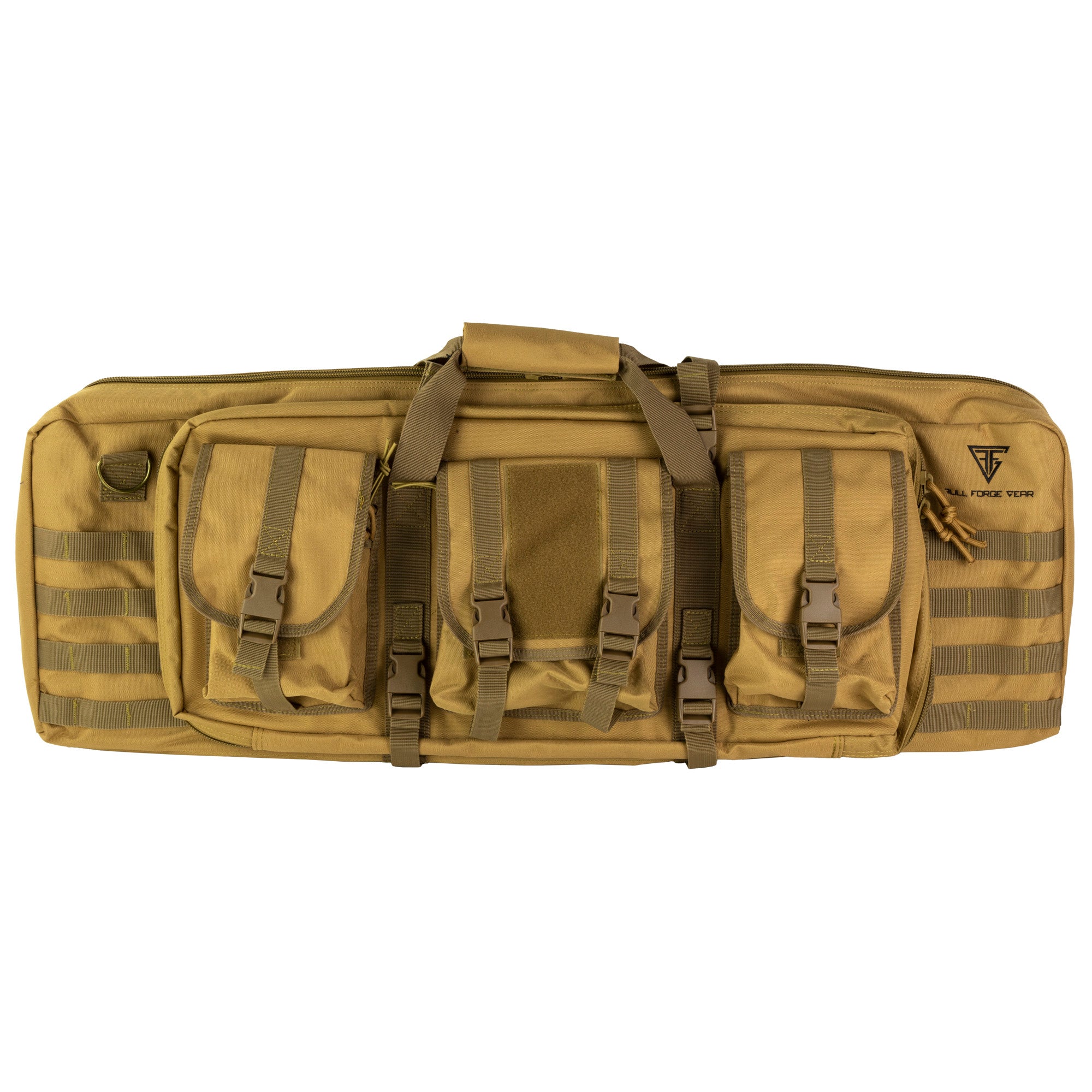 Full Forge Gear Torrent Double Rifle Case Tan – Secure & Expandable Storage for Two Rifles