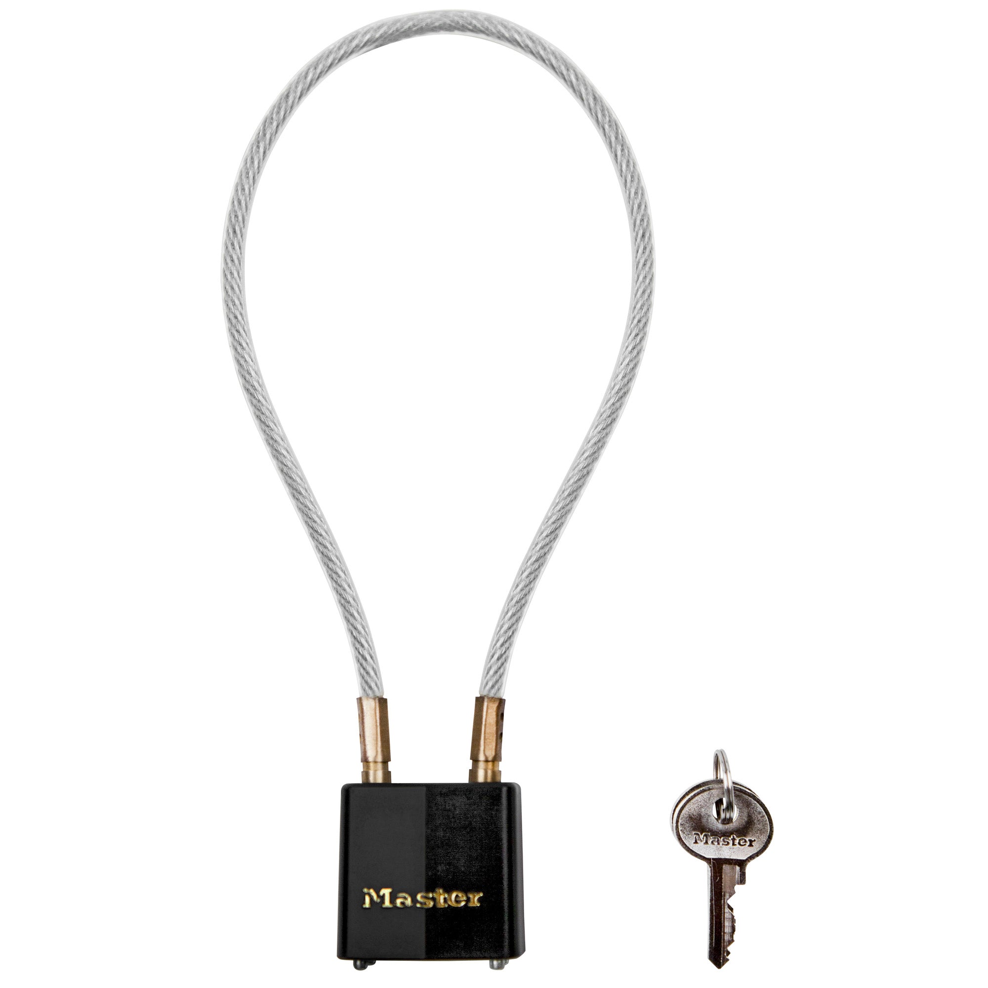 Master Lock 99KADSPT Cable Gun Lock – 14 Inch Braided Steel Lock with Laminated Steel Body
