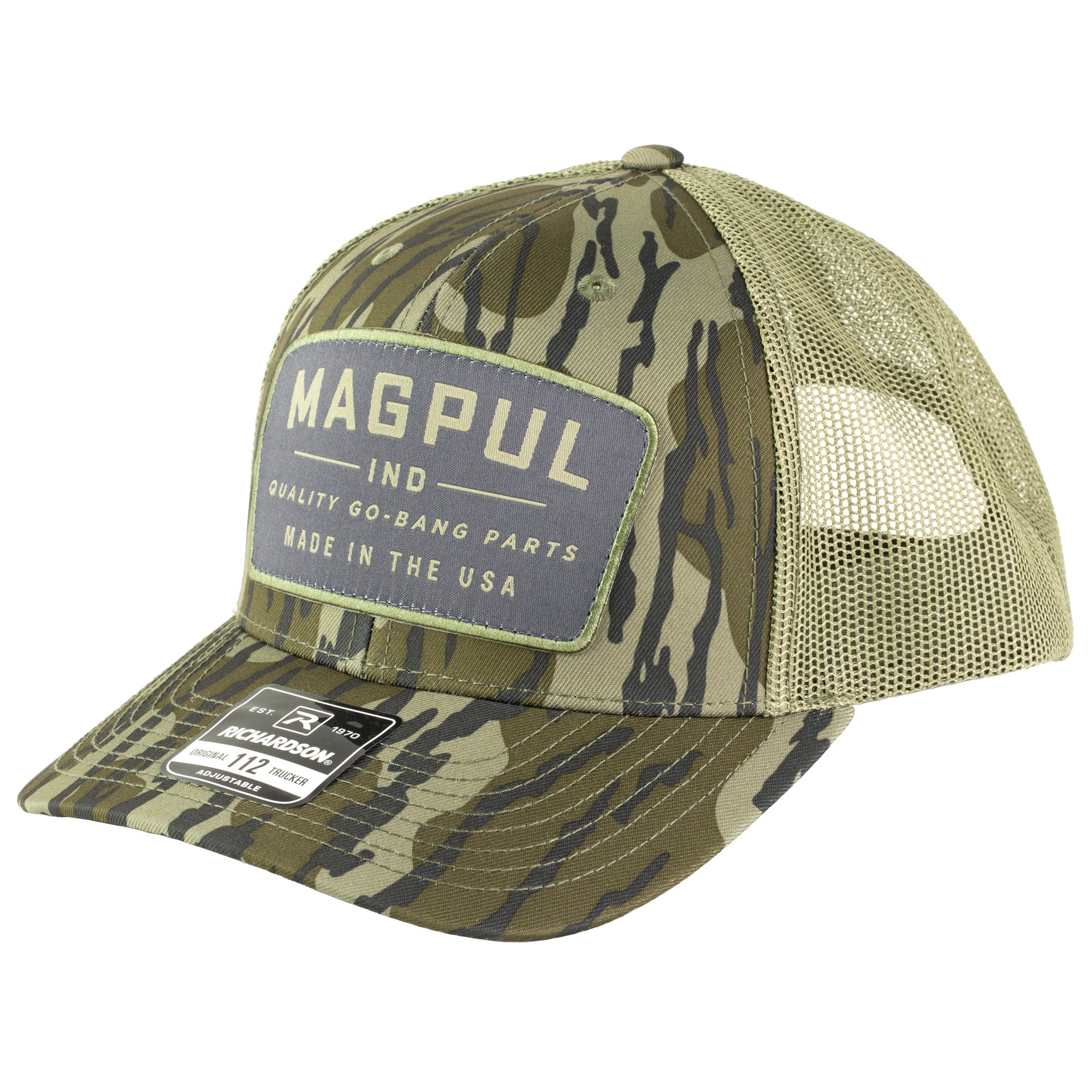 Magpul Industries Go Bang Trucker Hat in Camo - Adjustable Snapback Cap