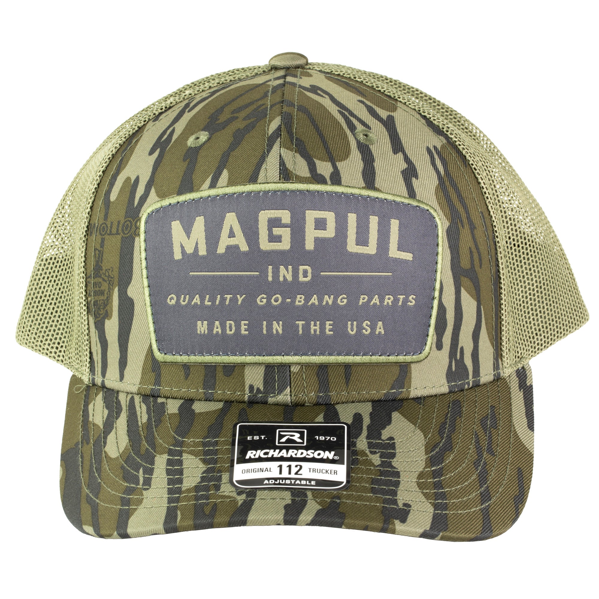 Magpul Industries Go Bang Trucker Hat in Camo - Adjustable Snapback Cap