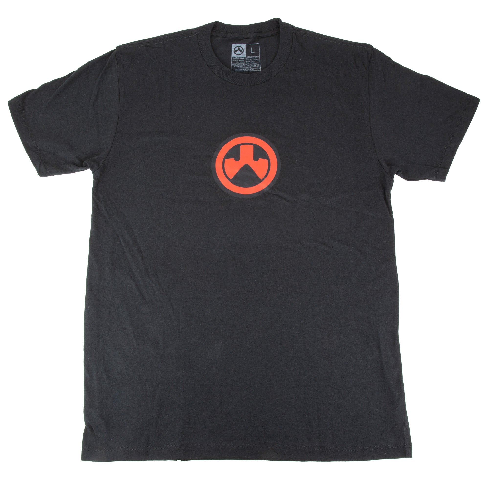 Magpul Industries Icon Logo Black T-Shirt - Large, Cotton-Poly Blend