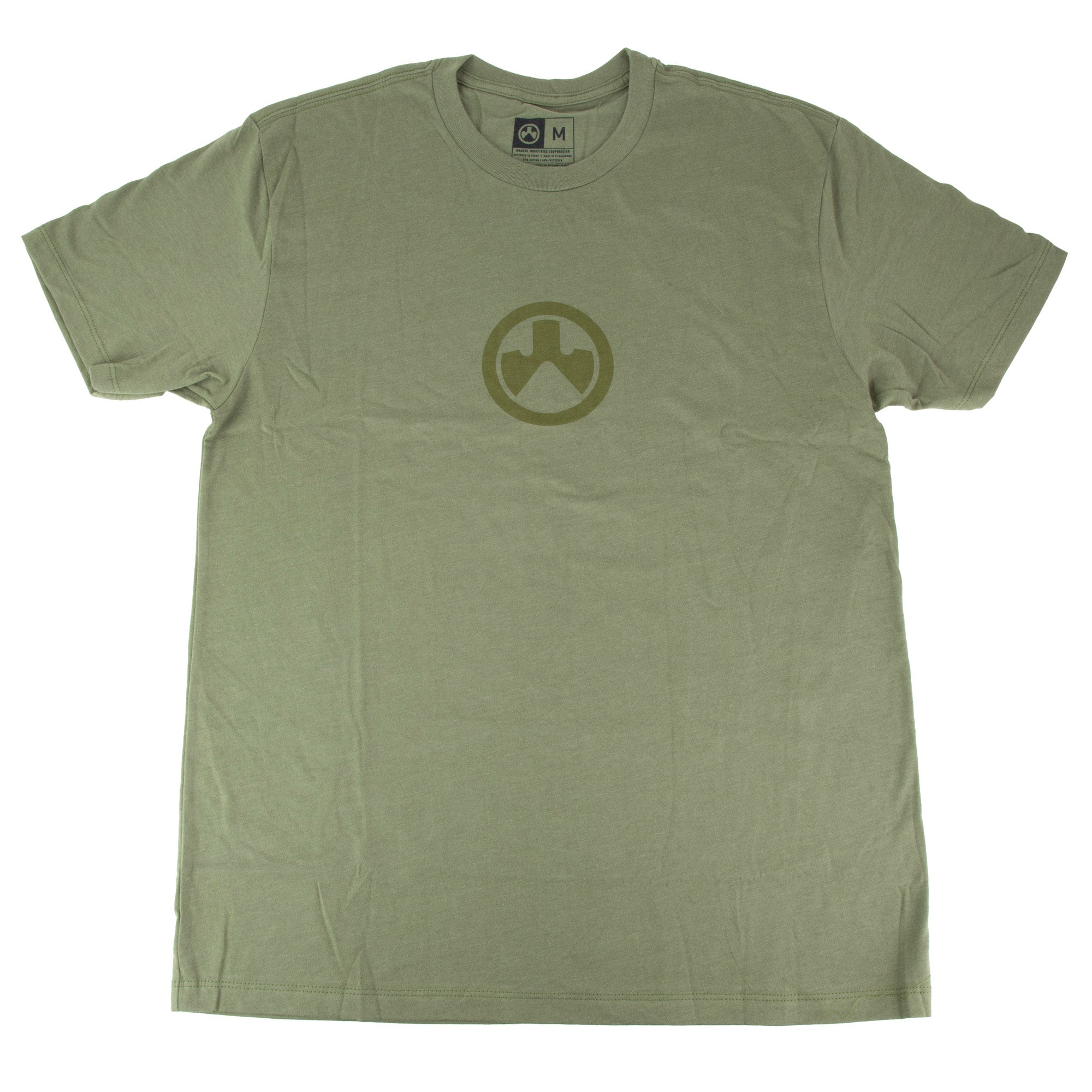 Magpul Industries MAG1115-317-M Icon Logo Olive Drab Green Cotton-Poly T-Shirt - Medium