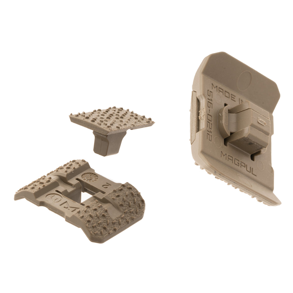 Magpul Industries MAG1365-FDE M-LOK Type 2 Half Slot Rail Covers in Flat Dark Earth