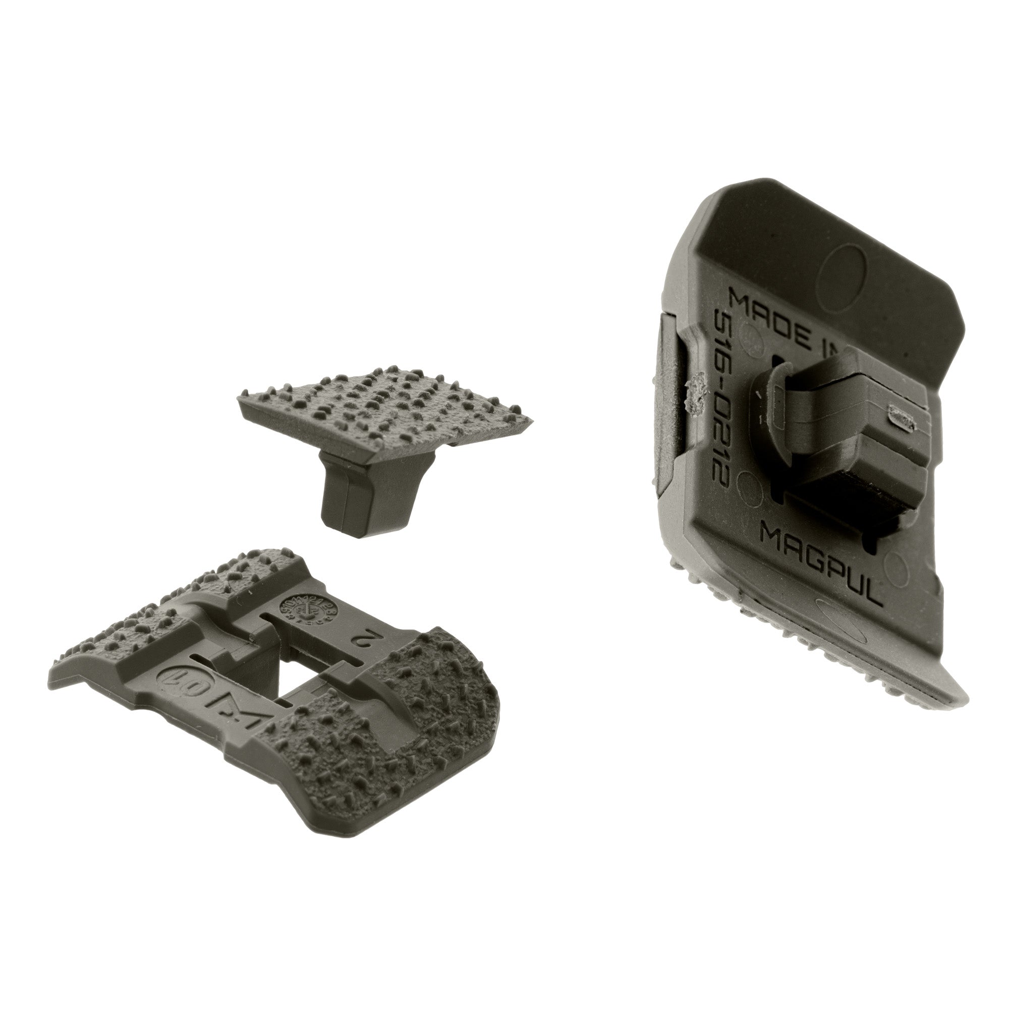 Magpul Industries MAG1365-ODG M-Lok Type 2 Half Slot Rail Covers in Olive Drab Green