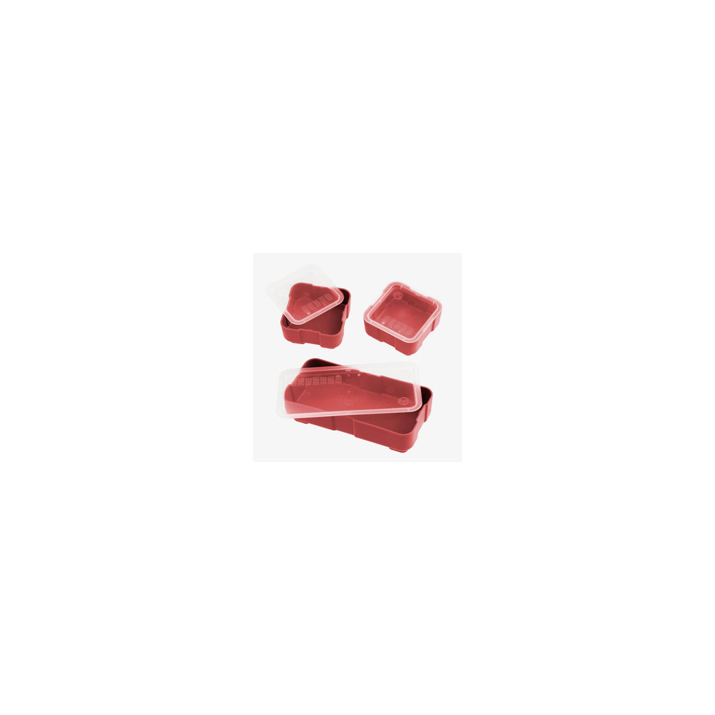 Magpul Industries DAKA Grid Bins 2x2/2x4 Red – Secure Storage for Loose Items and Gear