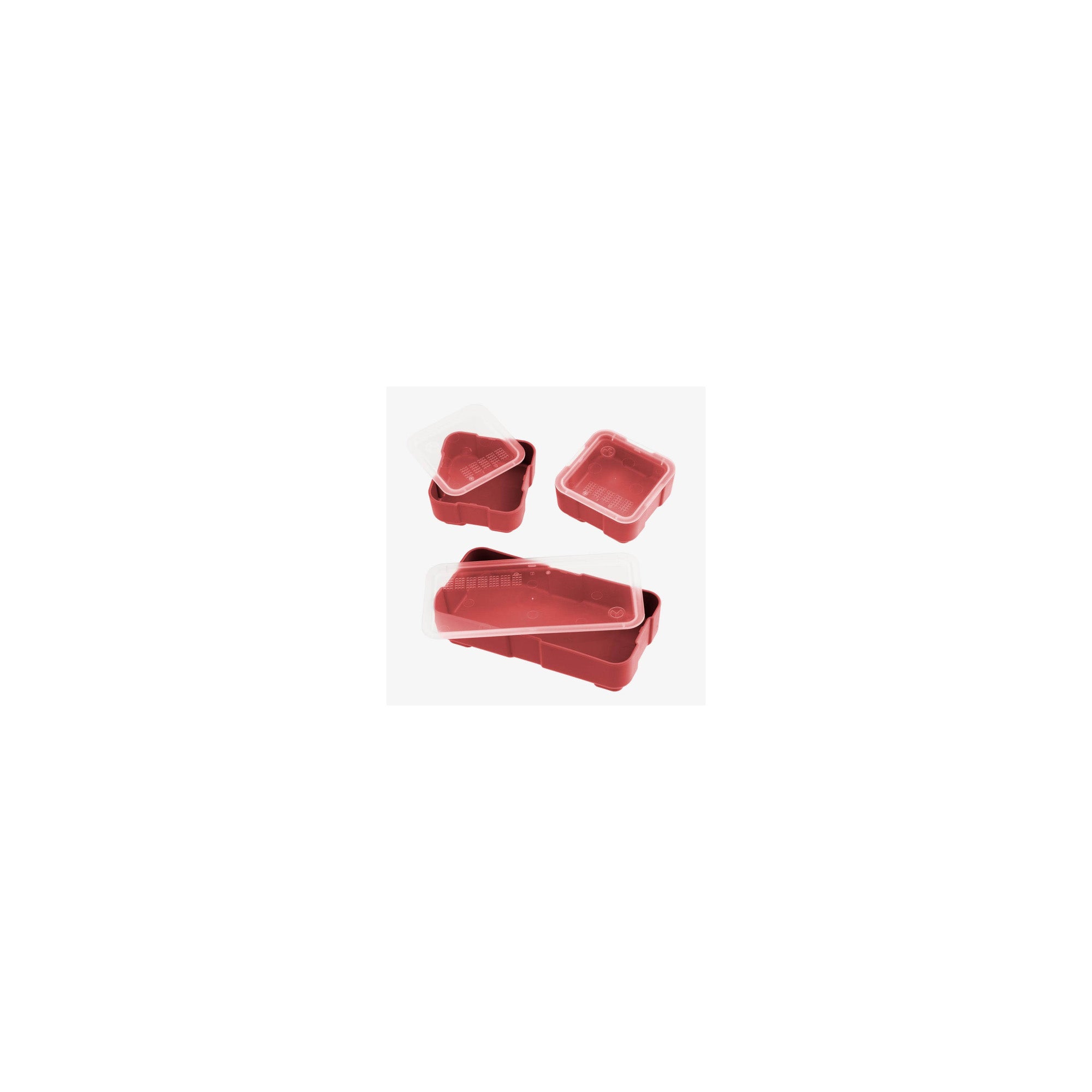 Magpul Industries DAKA Grid Bins 2x2/2x4 Red – Secure Storage for Loose Items and Gear
