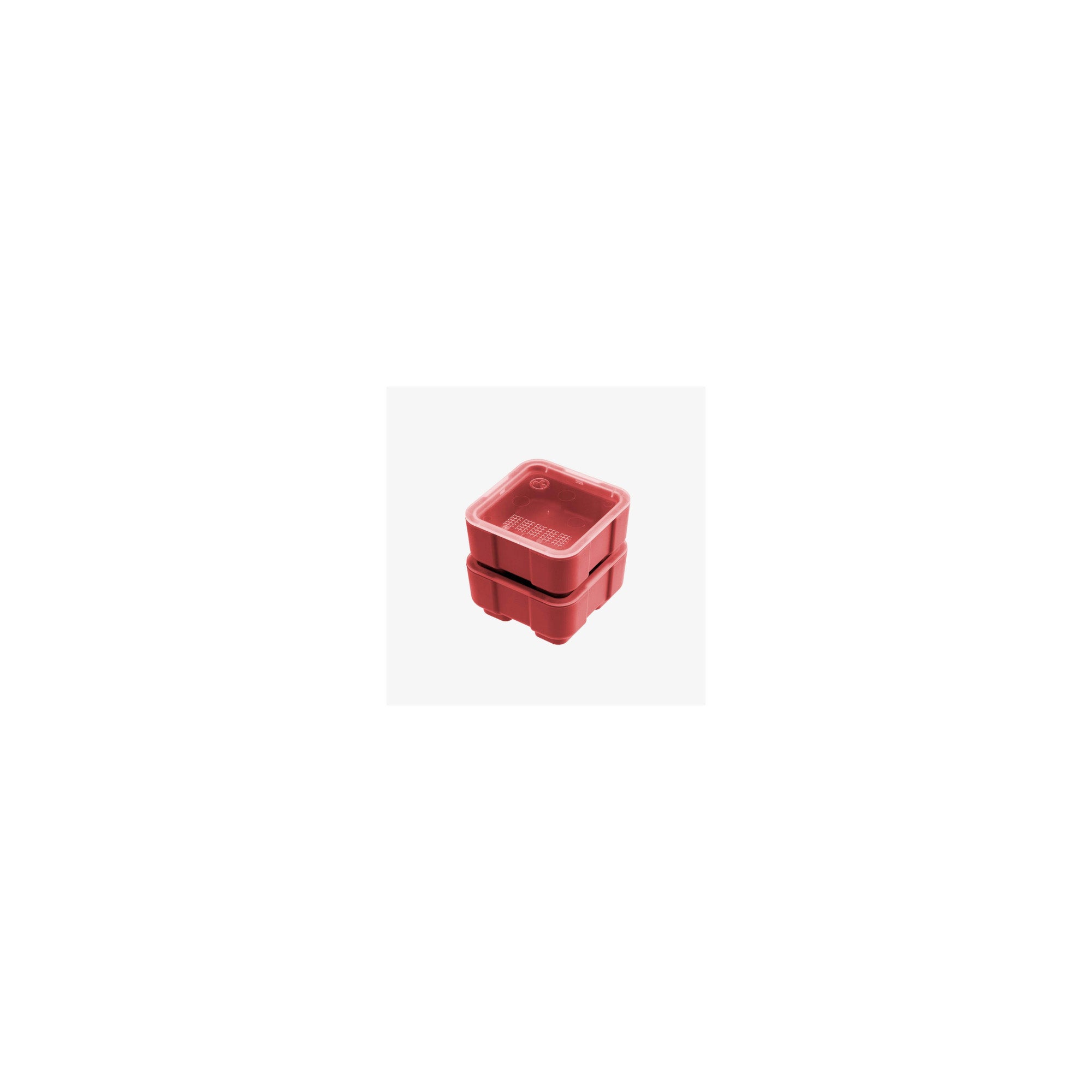 Magpul Industries DAKA Grid Bins 3.2 x 3.2 Inches Red, Model MAG1390-RED