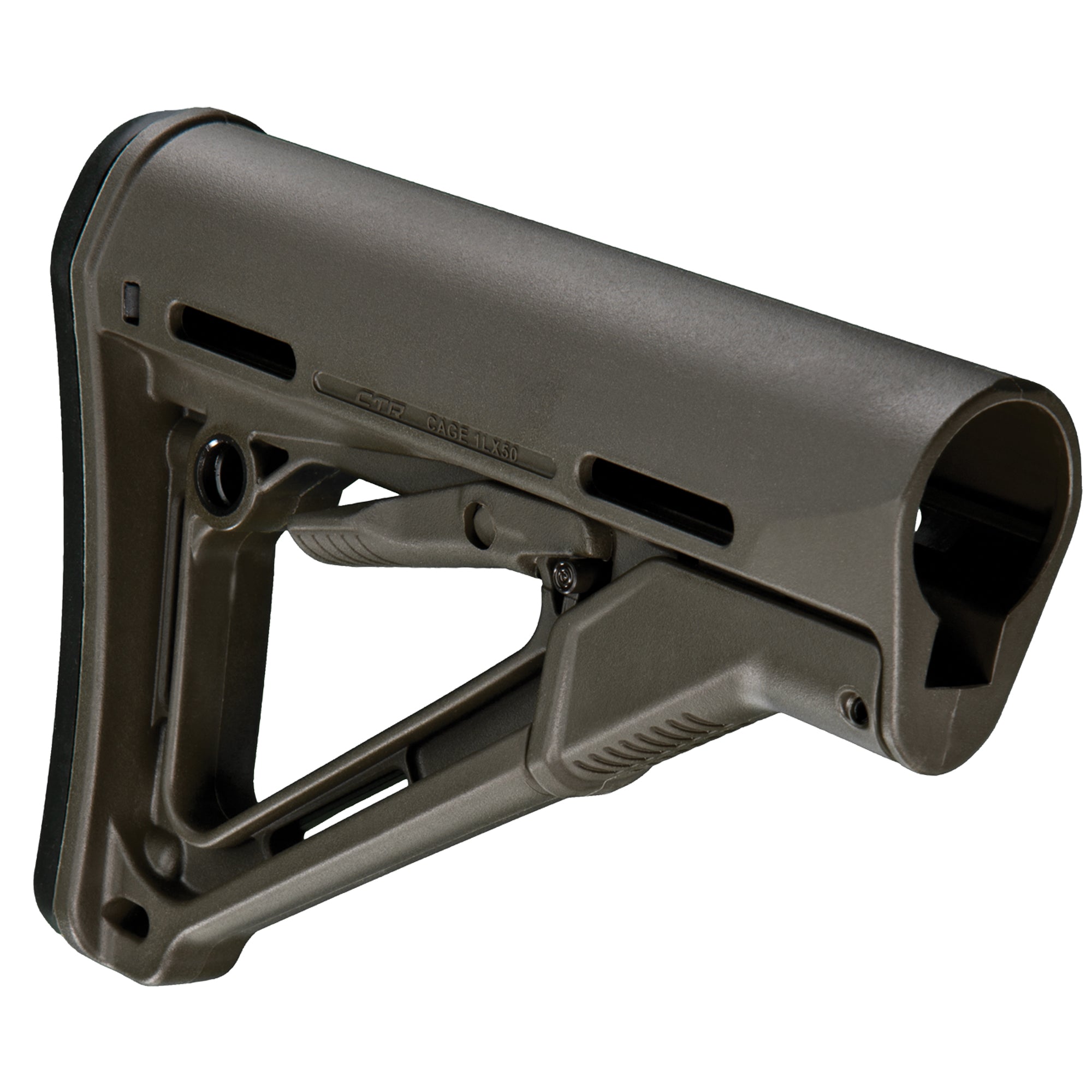 Magpul Industries CTR Carbine Stock Mil-Spec Model in Olive Drab Green, Part MAG310-ODG