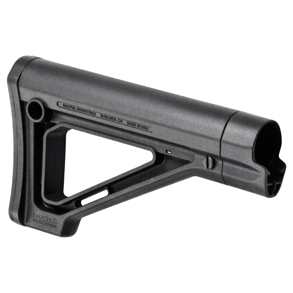 Magpul Industries MOE Fixed Carbine Stock - Mil-Spec Model in Black