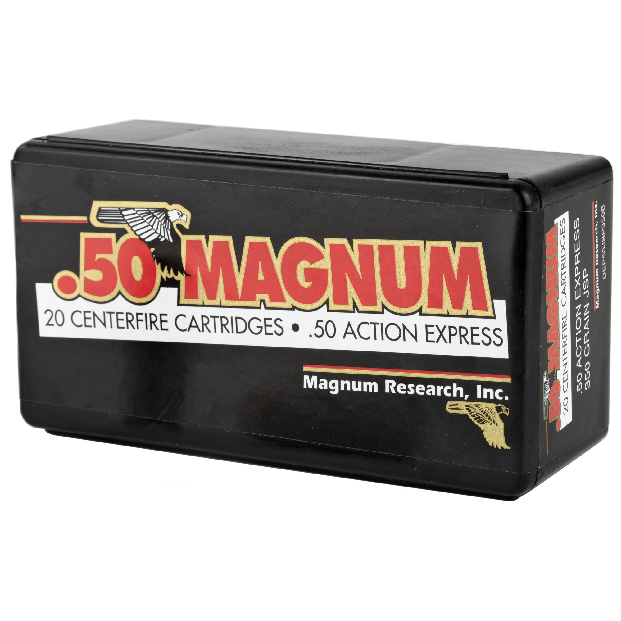 Magnum Research DEP50JSP350B 50 Action Express 350-Grain Jacketed Soft Point Ammunition, 20 Rounds per Box