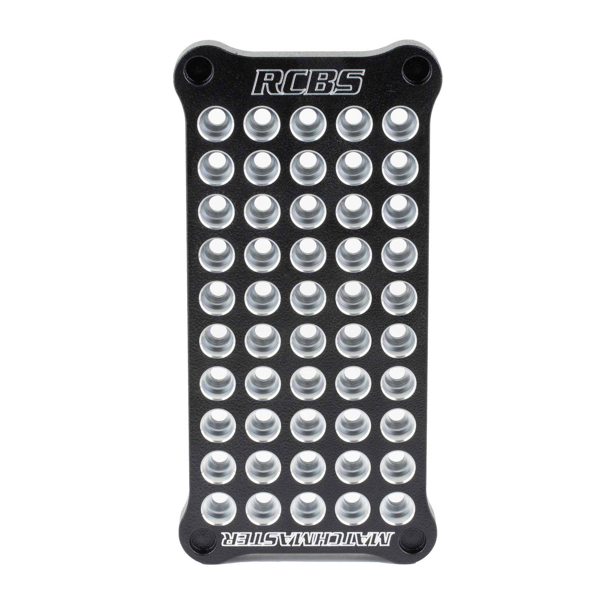 RCBS MatchMaster Multi-Cartridge Reloading Block – Dual-Size Aluminum Case Holder for .223 Remington and .308 Winchester
