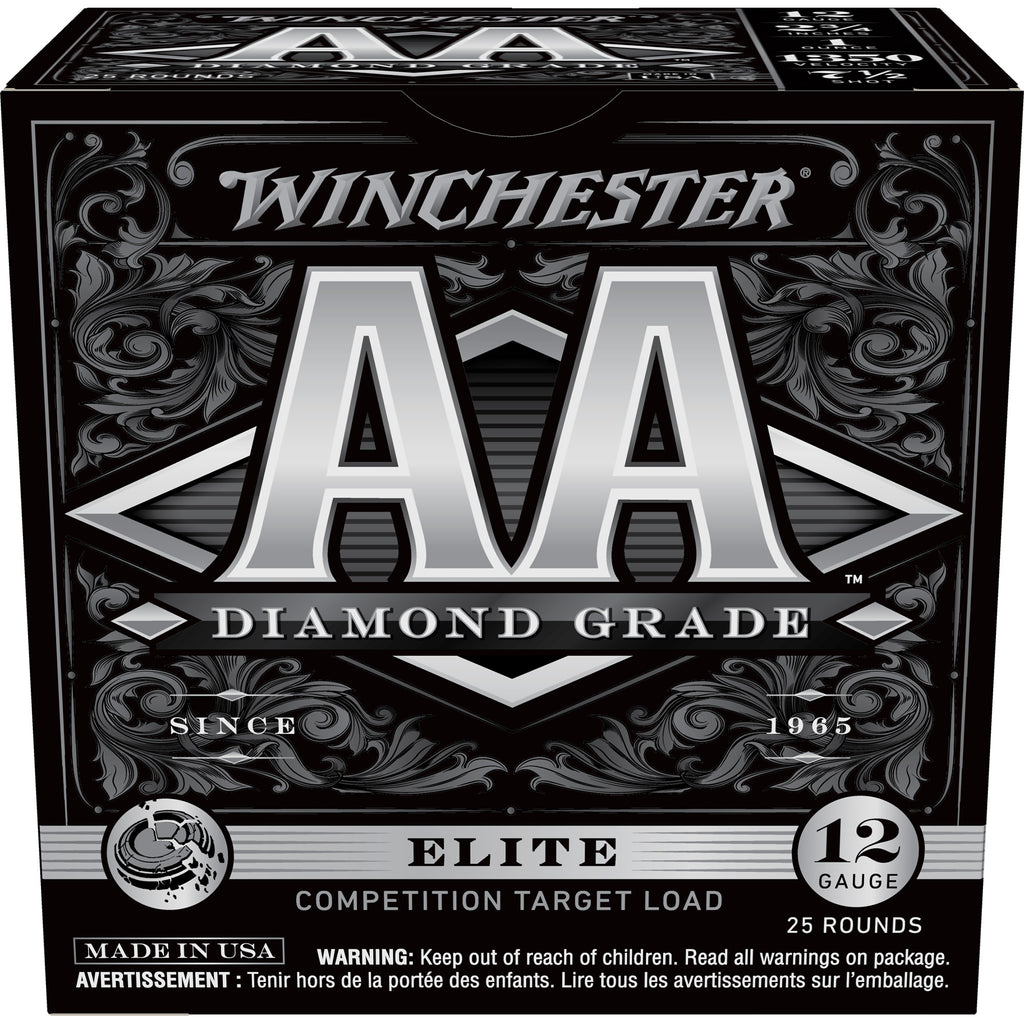 Winchester Ammunition AA Diamond Grade 12 Gauge Shotshells - 1 oz #7.5, 25 Rounds per Box