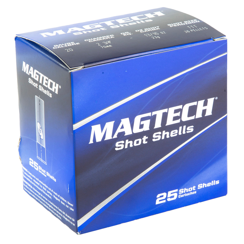 Magtech 20 Gauge 2.75-Inch Buckshot Shot Shells, 25 Rounds per Box