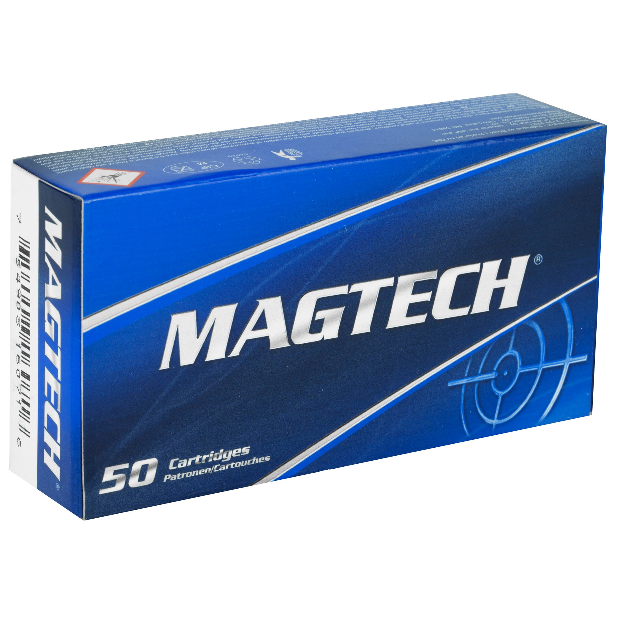 Magtech 25 ACP Full Metal Jacket Ammunition - Sport Shooting, 50 Grain, 50 Rounds