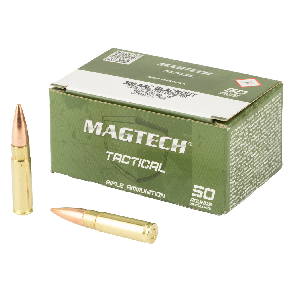 Magtech First Defense 300 Blackout 123 Grain Full Metal Jacket Ammunition - 50 Rounds