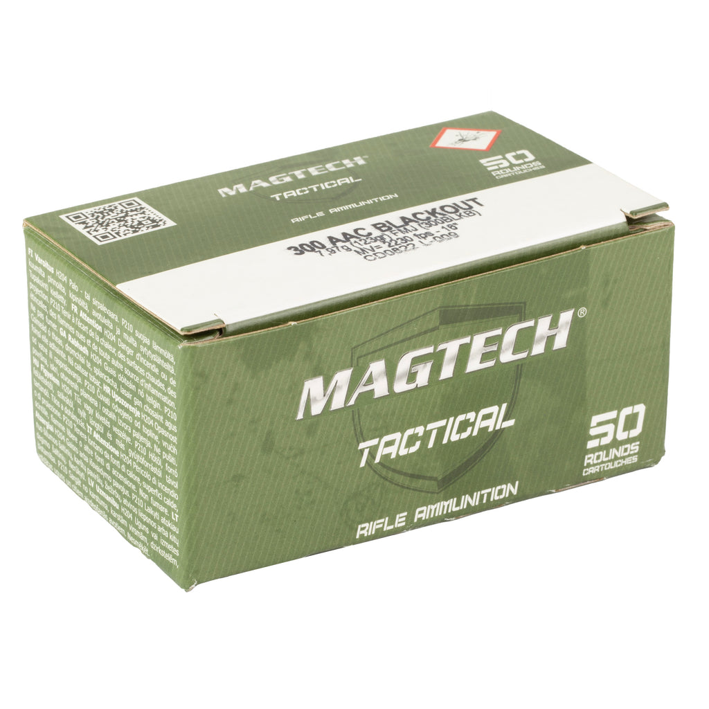 Magtech First Defense 300 Blackout 123 Grain Full Metal Jacket Ammunition - 50 Rounds