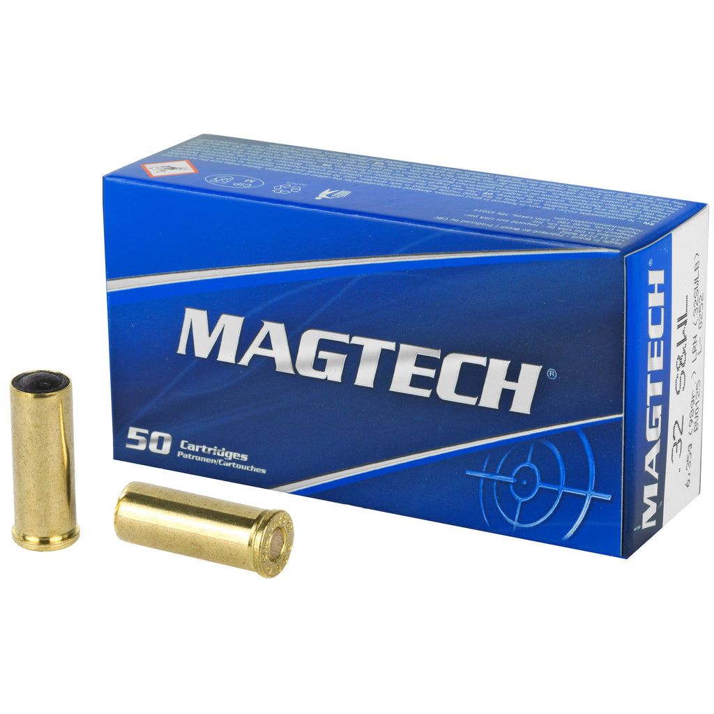 Magtech 32 S&W Long Lead Wadcutter Ammunition - Sport Shooting Model, 98 Grain, 50 Rounds per Box