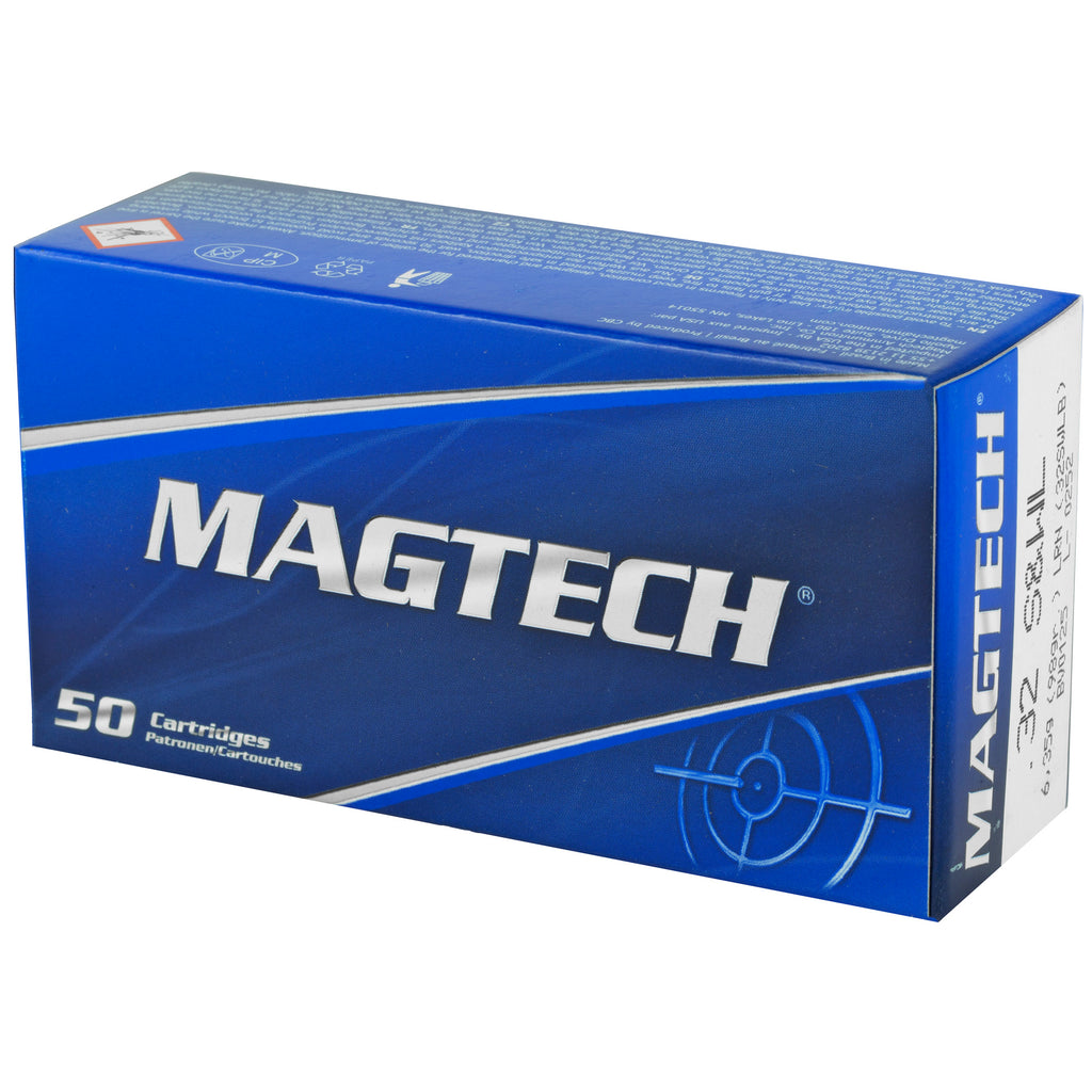 Magtech 32 S&W Long Lead Wadcutter Ammunition - Sport Shooting Model, 98 Grain, 50 Rounds per Box
