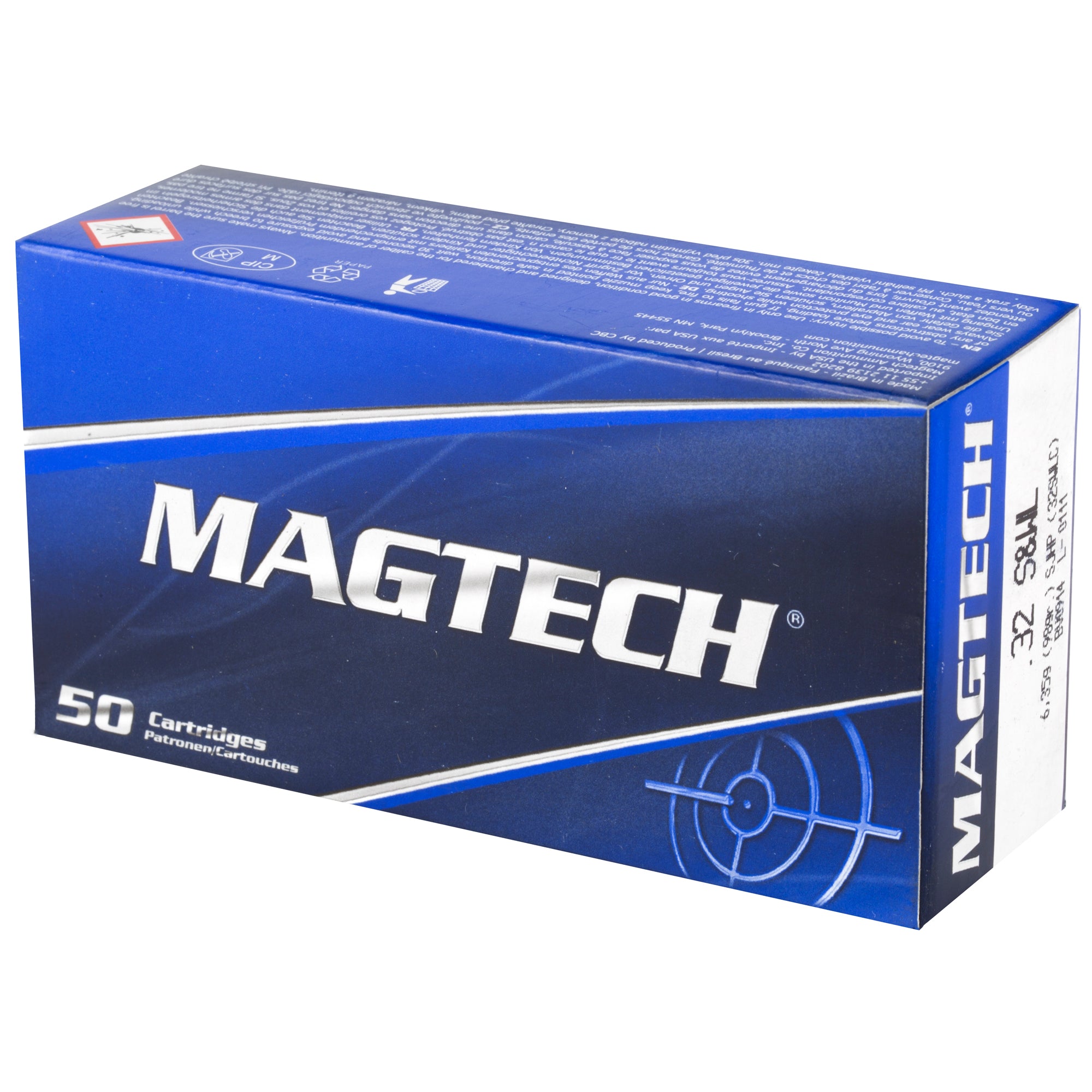 Magtech 32 S&W Long 98 Grain Hollow Point Ammunition – Sport Shooting Series, 50 Rounds per Box