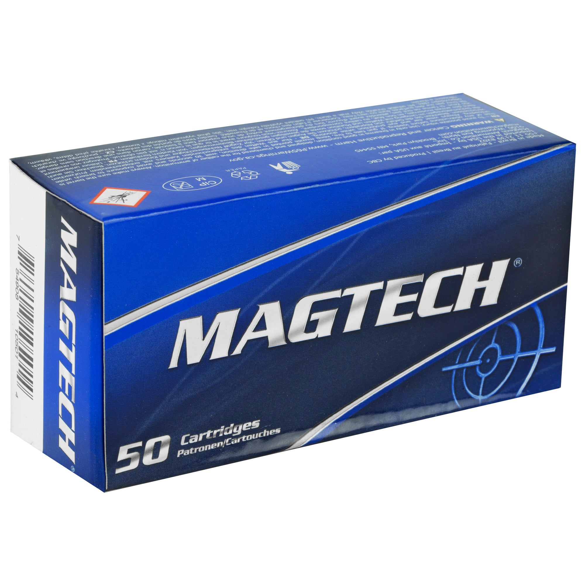 Magtech 38 Special Lead Round Nose Ammunition - 158 Grain, 50 Rounds per Box