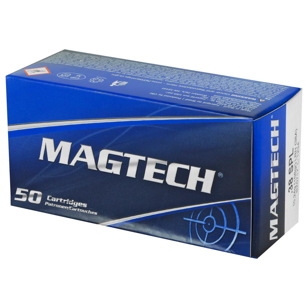 Magtech 38 Special Lead Round Nose Ammunition - 158 Grain, 50 Rounds per Box