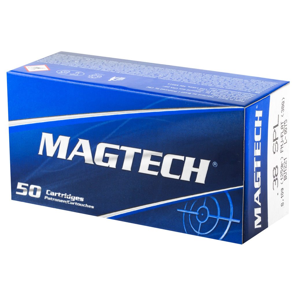 Magtech 38 Special 125 Grain FMJ Flat Nose Ammunition – Sport Shooting Series