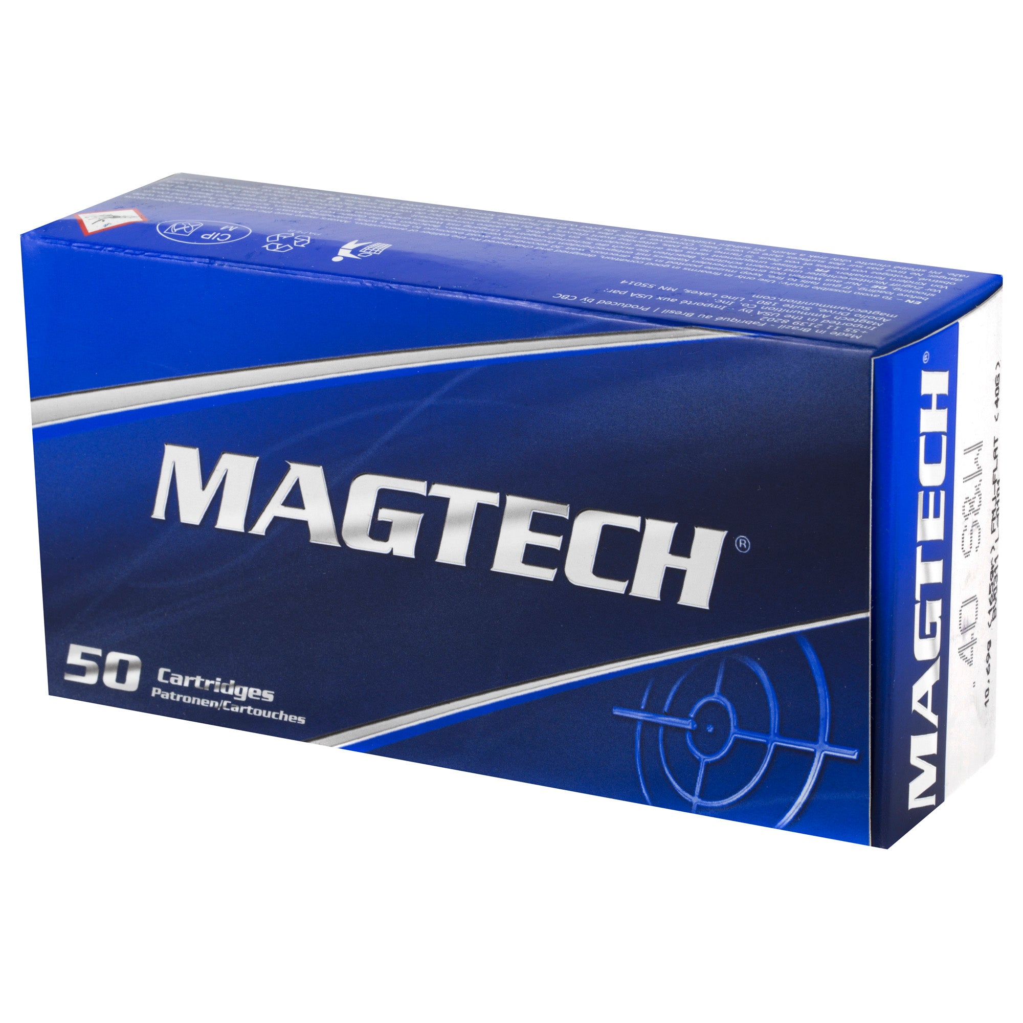 Magtech 40 S&W 165 Grain Full Metal Jacket Ammunition – Sport Shooting Series