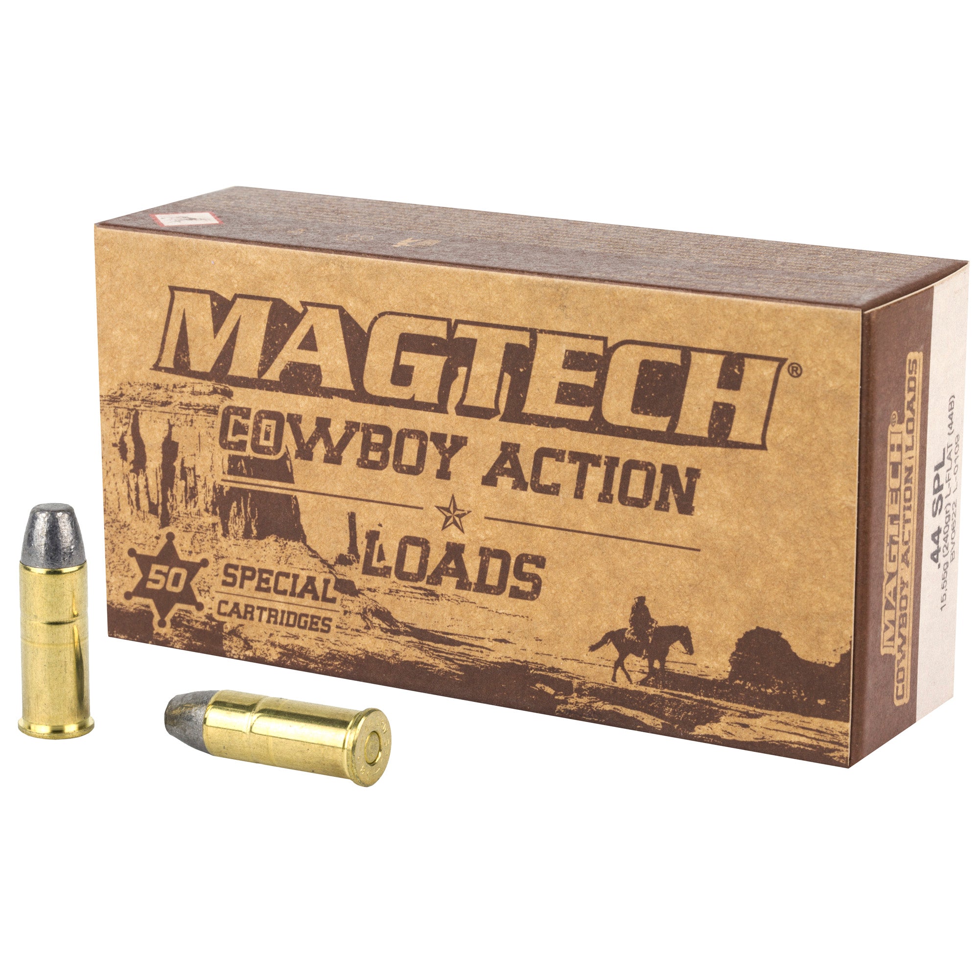 Magtech 44 Special Lead Flat Nose Projectiles - 240 Grain for Cowboy Action Shooting