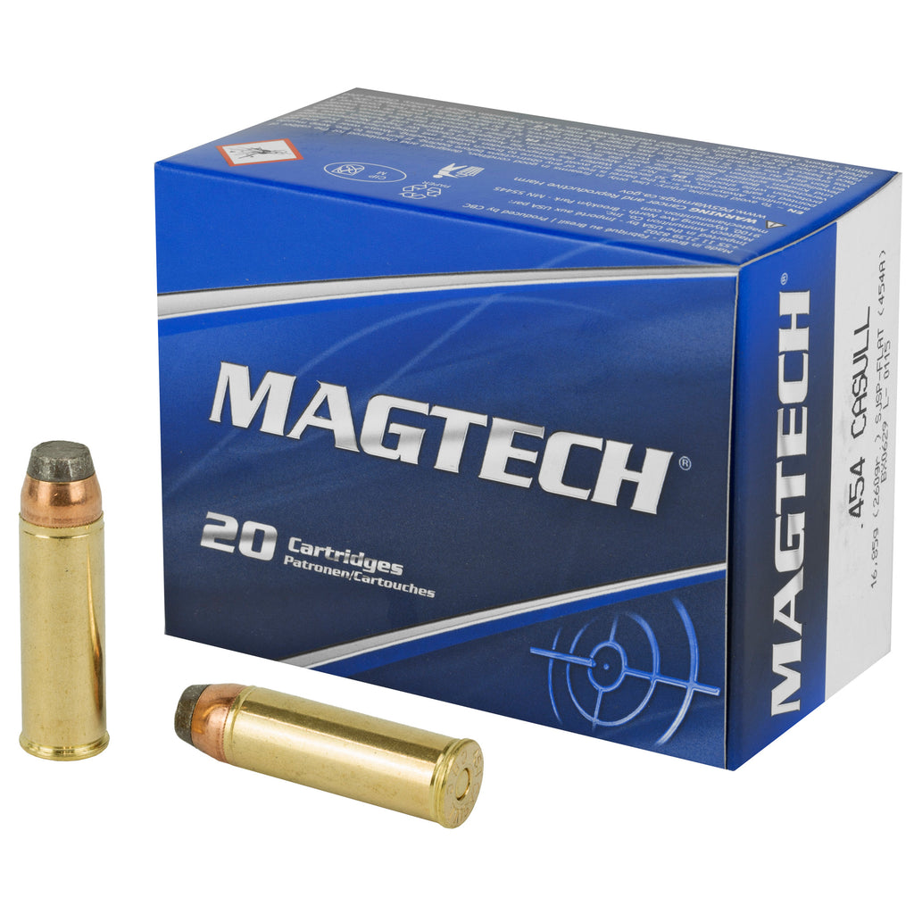 Magtech 454 Casull 260-Grain Semi Jacketed Soft Point Ammunition - Sport Shooting Series