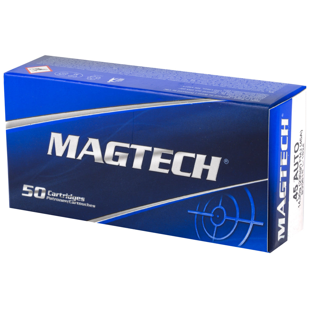 Magtech 45ACP 230 Grain Full Metal Jacket Ammo - Sport Shooting Series, 50 Rounds per Box