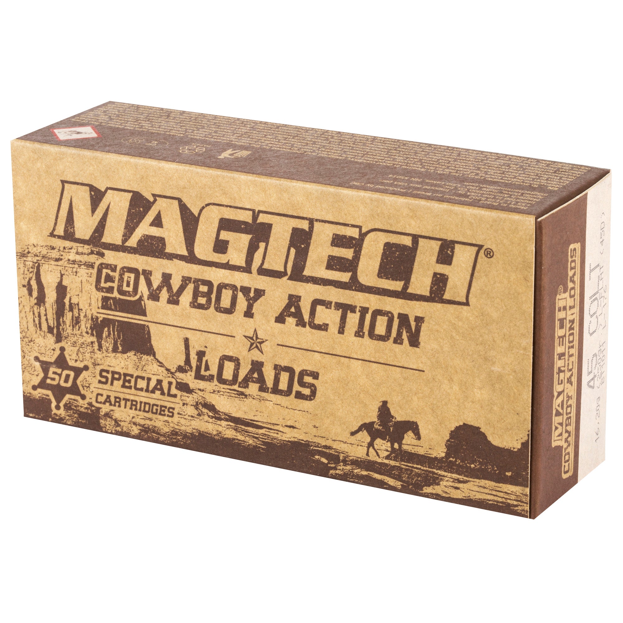 Magtech 45C 250-Grain Lead Flat Nose Ammunition for 45 Colt - 50 Rounds per Box