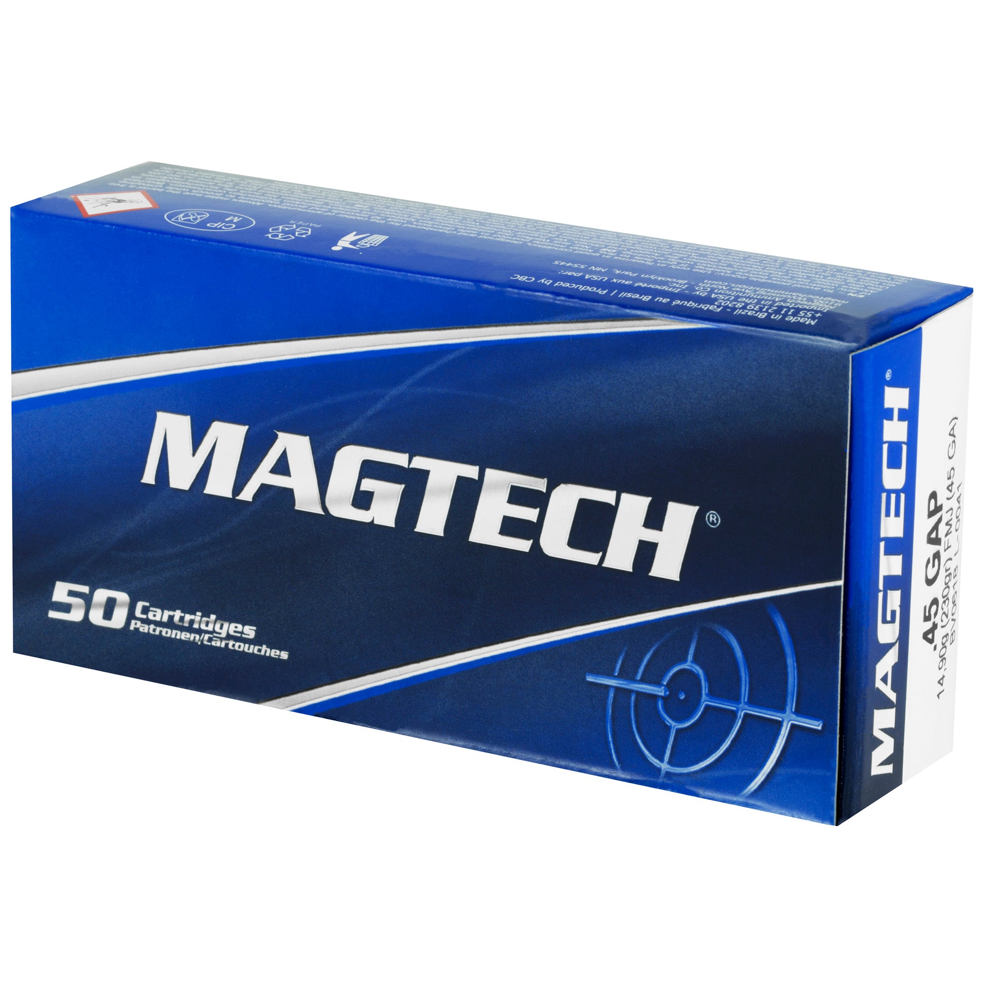 Magtech 45GAP 230-Grain Full Metal Jacket Ammunition – Sport Shooting Series