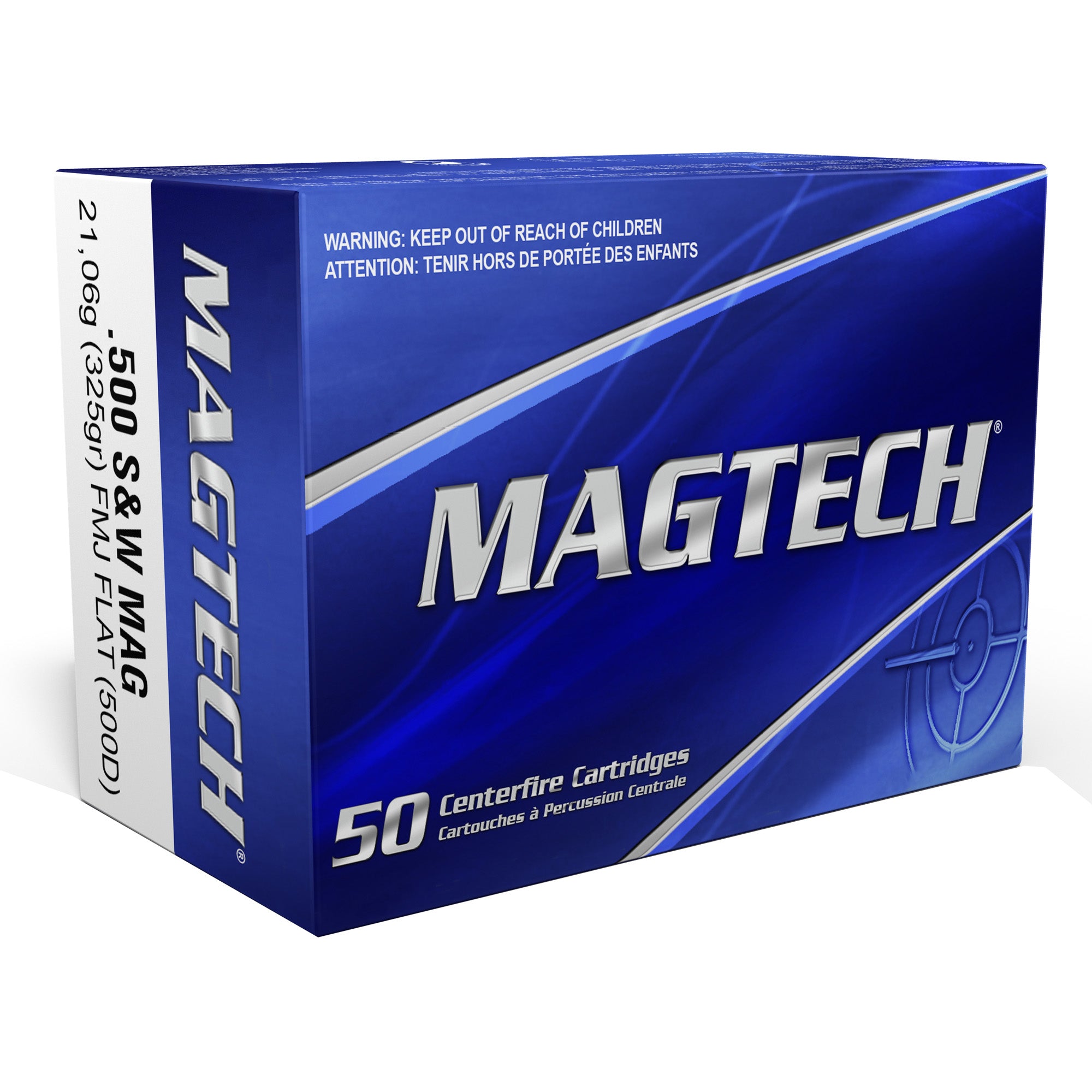 Magtech 500 S&W 325-Grain Full Metal Jacket Ammunition – Sport Shooting Series