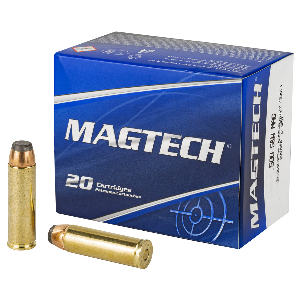 Magtech 500 S&W 325-Grain Semi Jackets Soft Point Ammunition - Sport Shooting Model