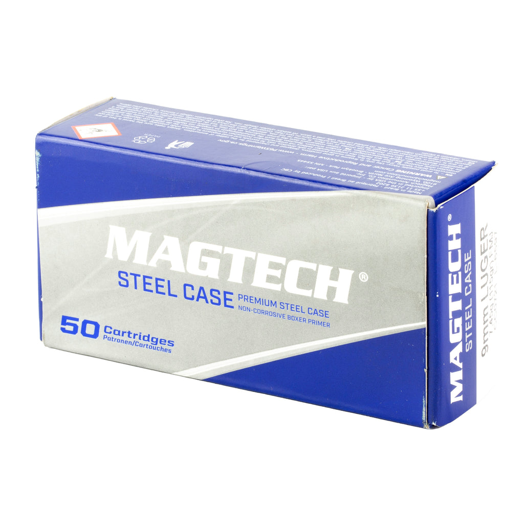 Magtech 9mm 115 Grain FMJ Steel Case Ammunition - Reliable Full Metal Jacket Performance