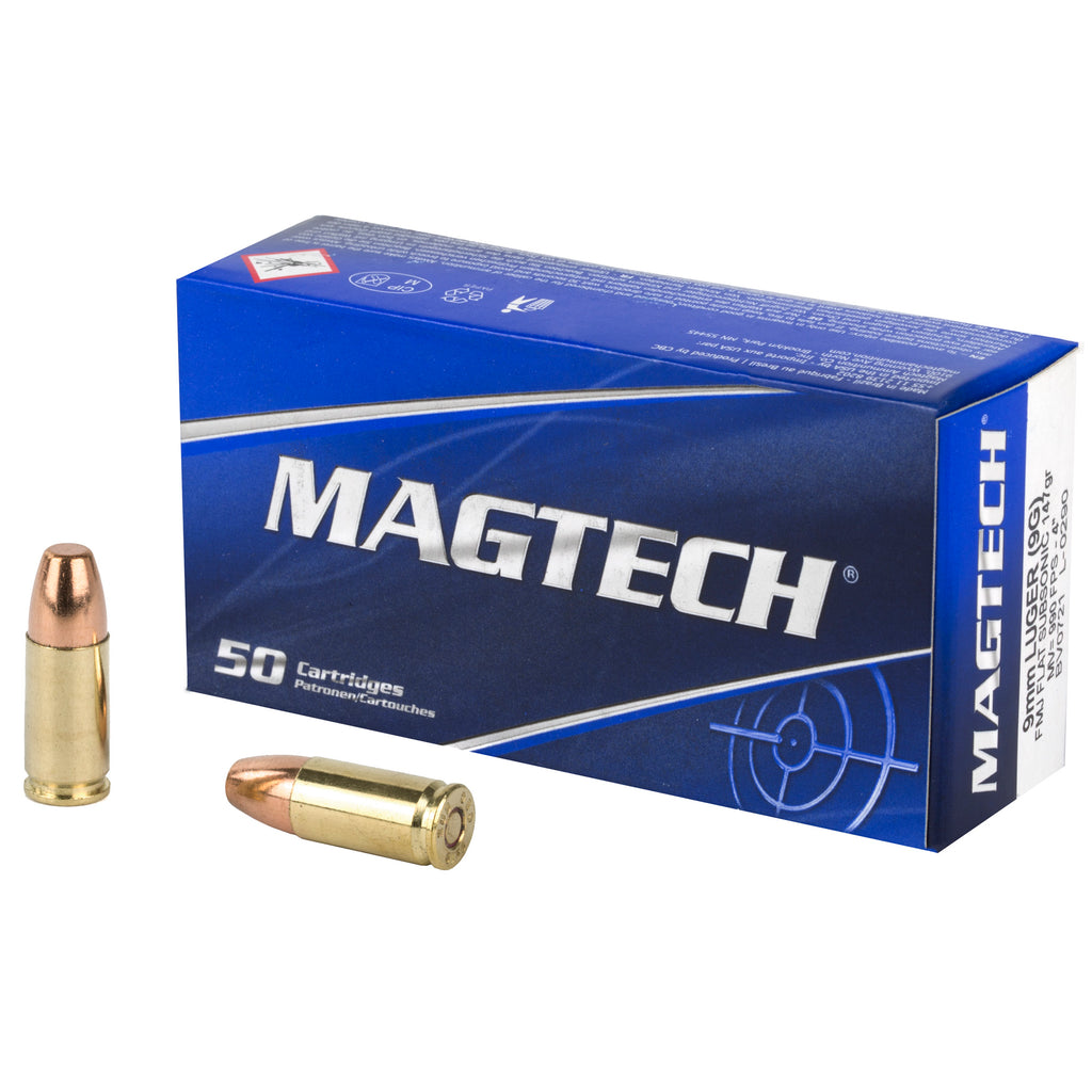 Magtech 9mm 147 Grain Full Metal Jacket Ammo - Sport Shooting Series