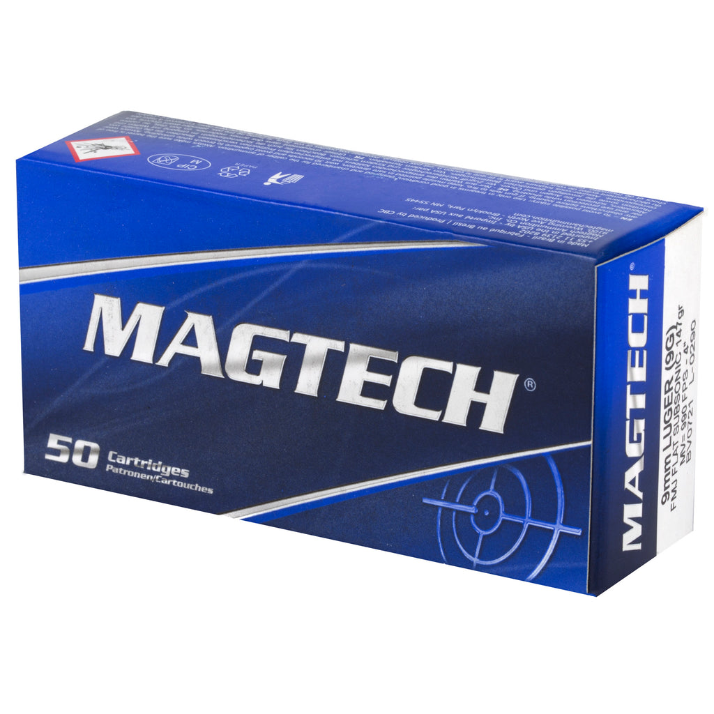 Magtech 9mm 147 Grain Full Metal Jacket Ammo - Sport Shooting Series