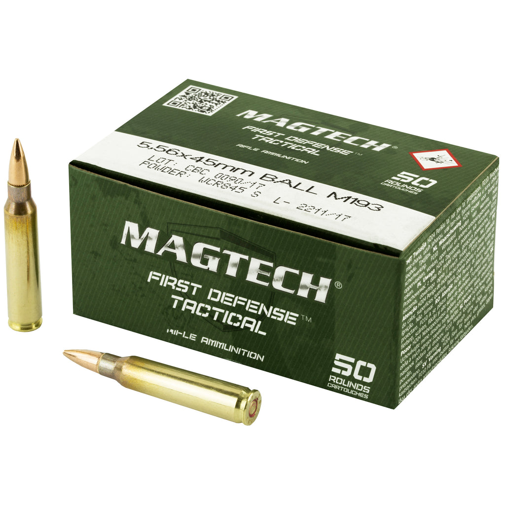 Magtech First Defense 556 NATO 55 Grain Full Metal Jacket Ammunition