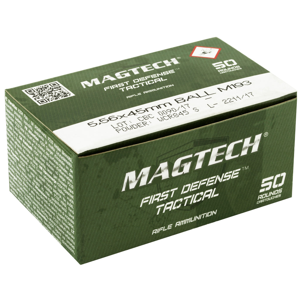 Magtech First Defense 556 NATO 55 Grain Full Metal Jacket Ammunition