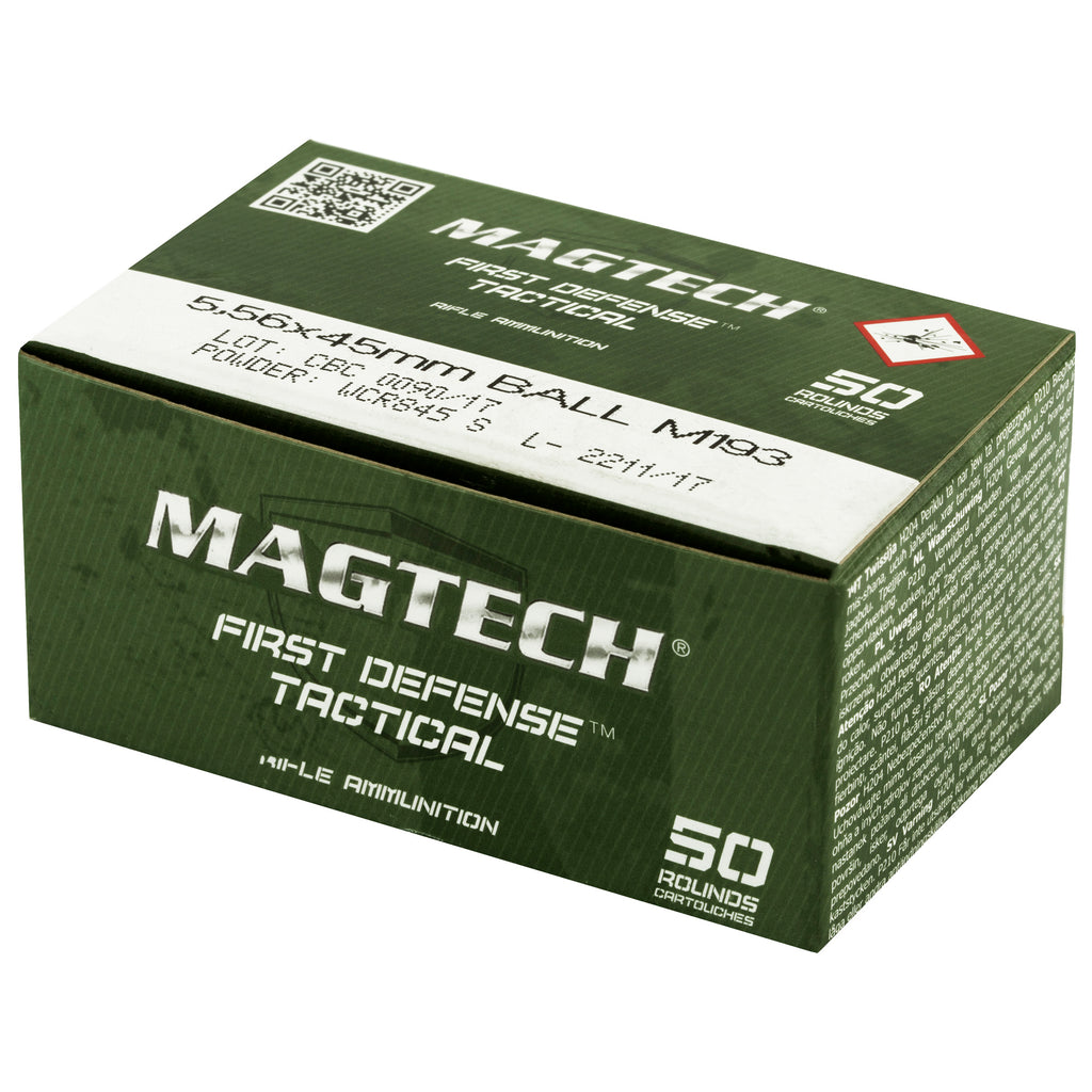 Magtech First Defense 556 NATO 55 Grain Full Metal Jacket Ammunition