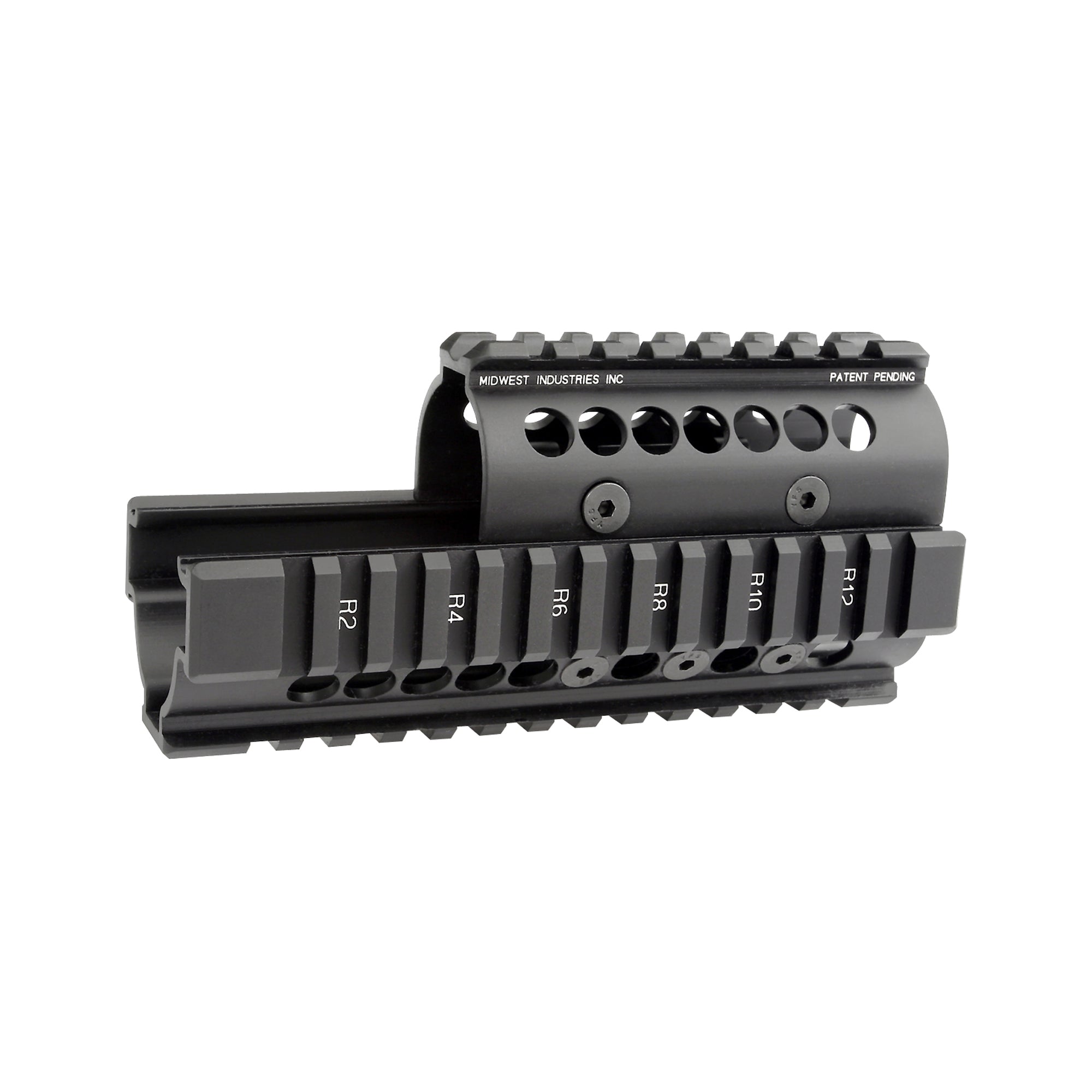 Midwest Industries MI-AK Universal Quad Rail Handguard for AK-47/74, Black