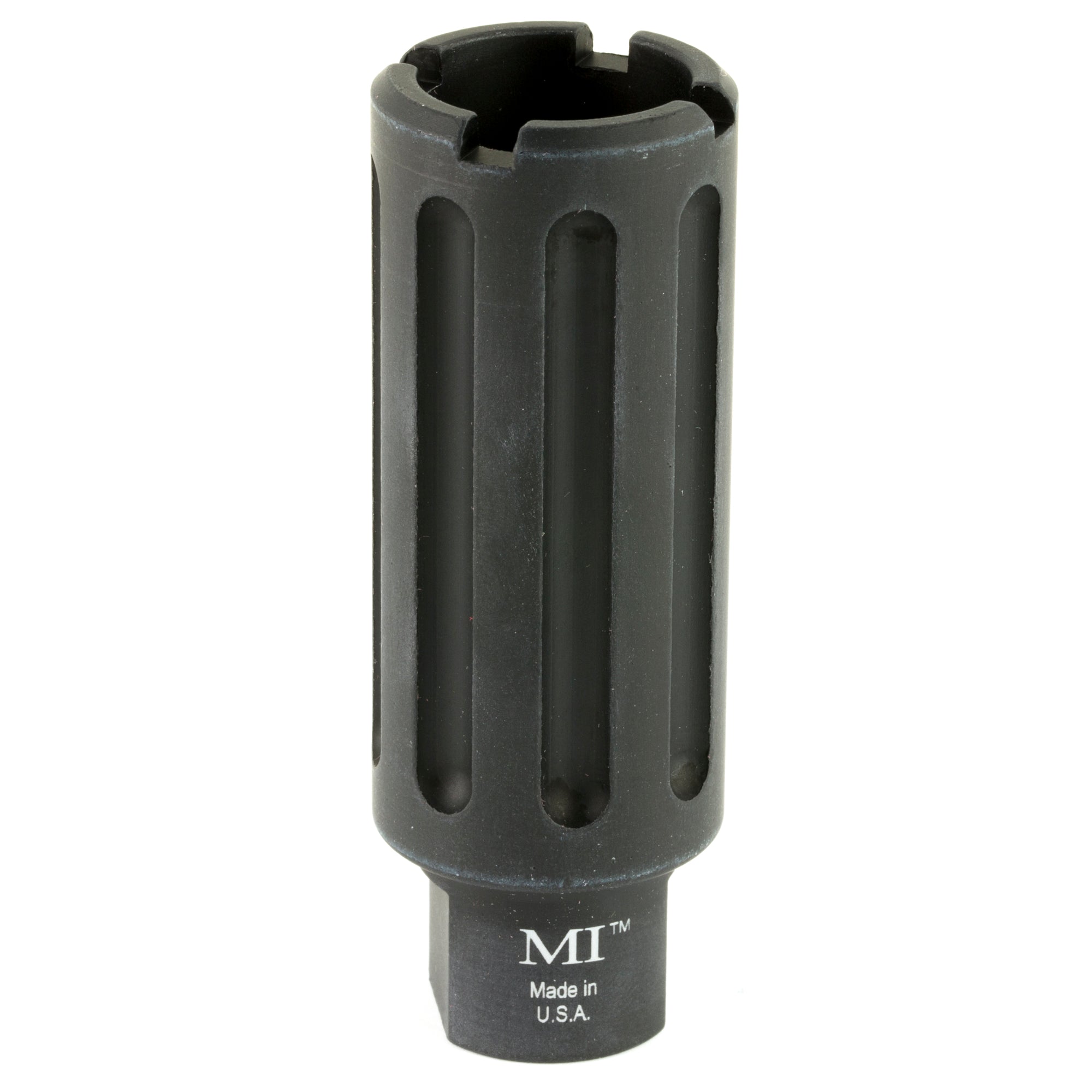 Midwest Industries MI-BC762 30 Caliber Blast Can with 5/8x24 Thread for Firearm Muzzle Management