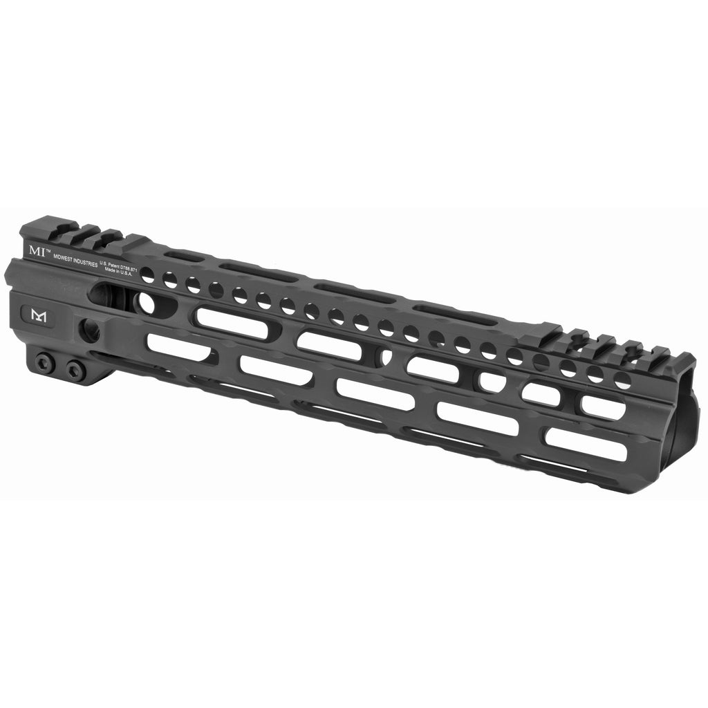 Midwest Industries Combat Rail Lightweight Series Handguard - 10.5 Inch Black M-LOK Rail System