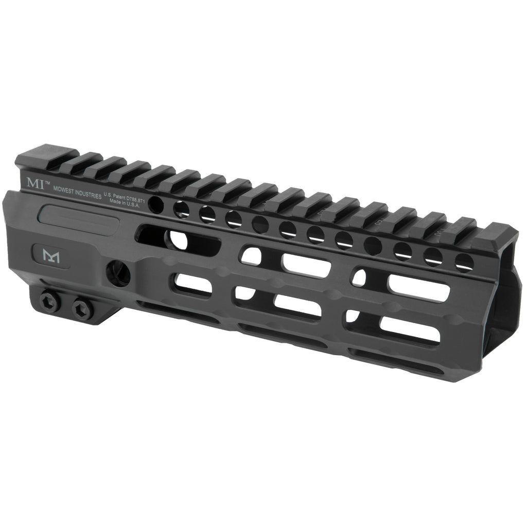 Midwest Industries Combat Rail Series Handguard - Model MI-CRM7, 7-inch M-LOK Handguard in Black